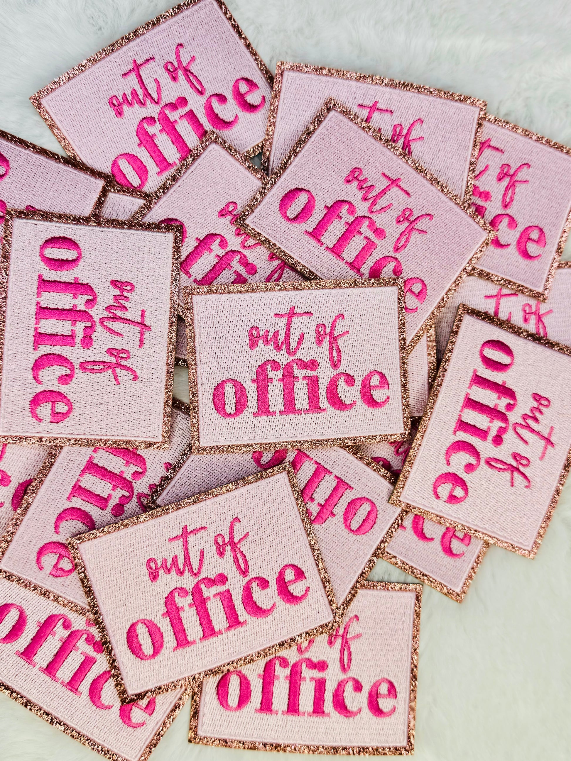 Out Of Office Embroidered Patch