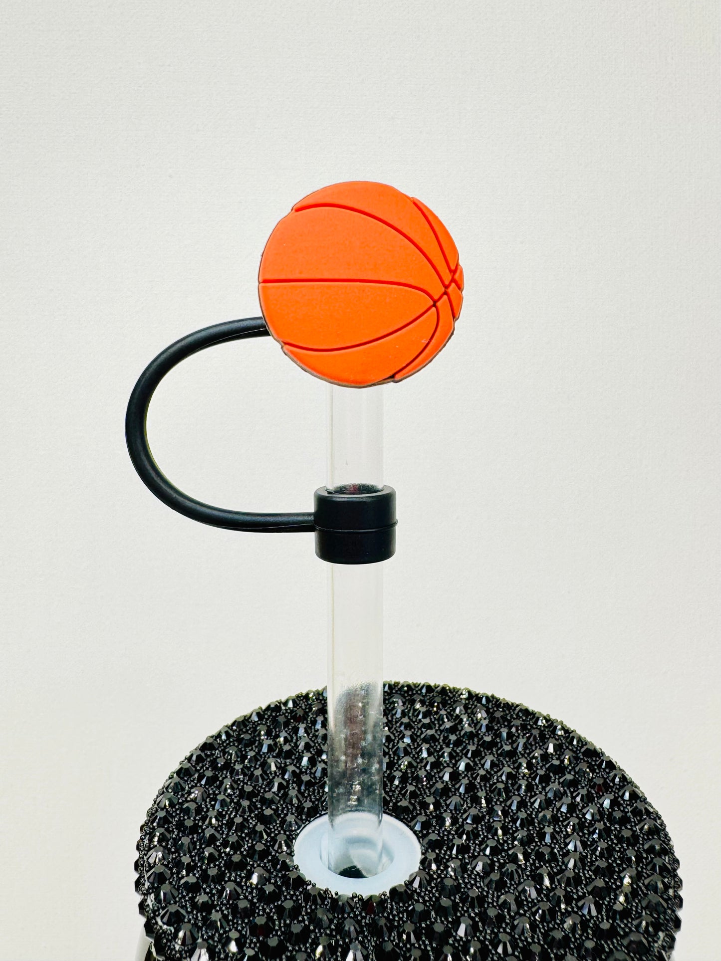 Basketball Straw Topper