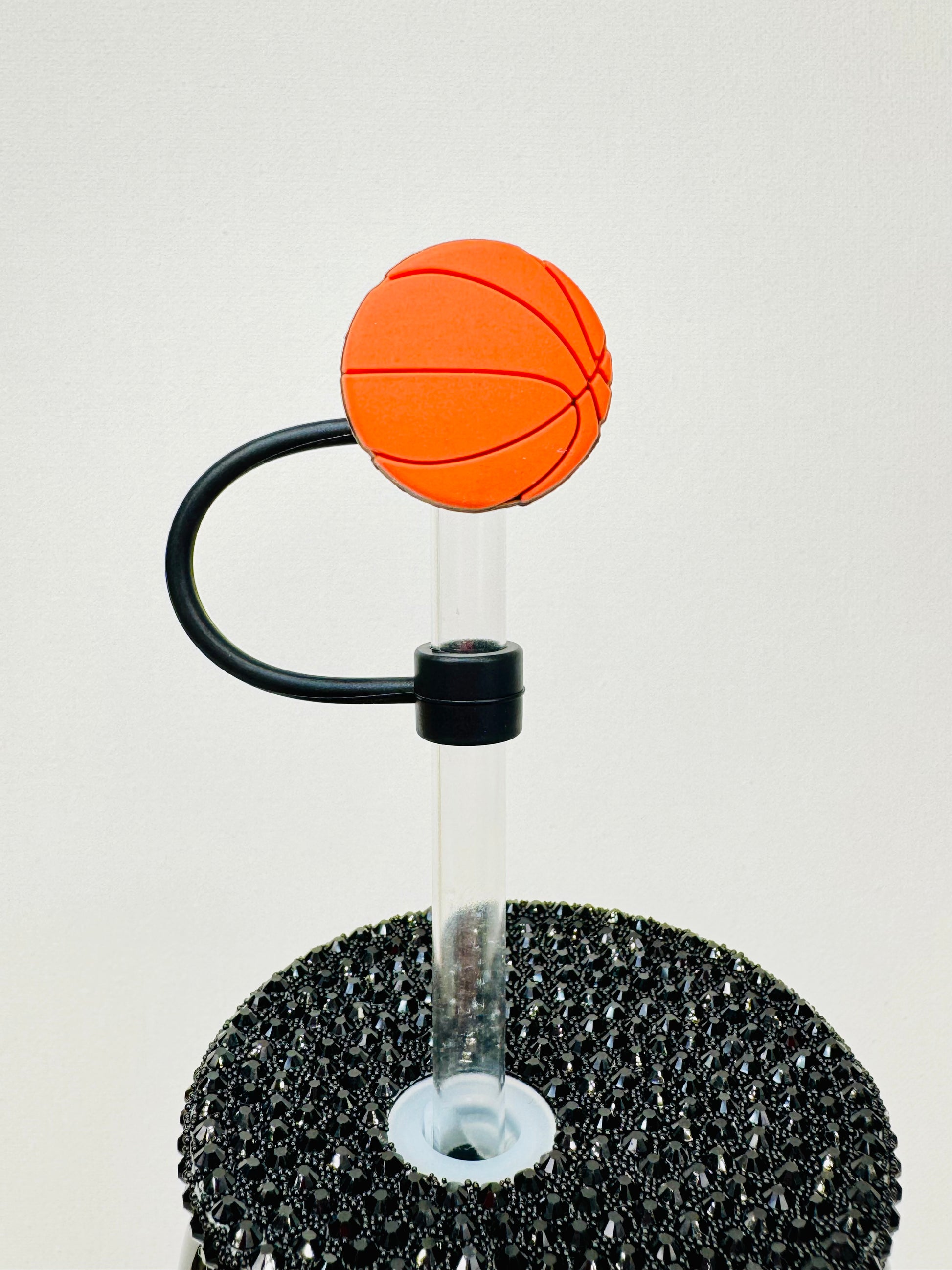 Basketball Straw Topper