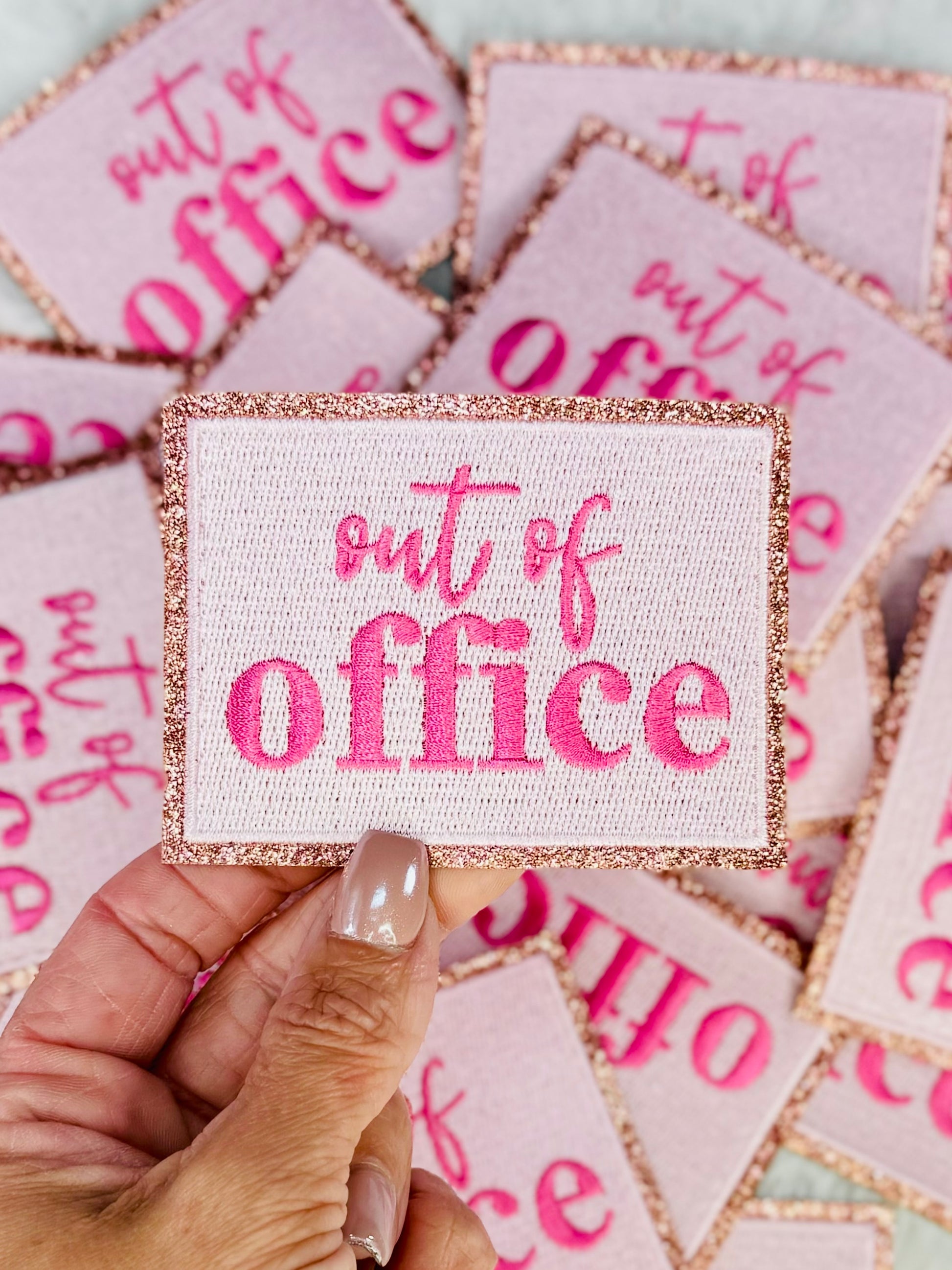 Out Of Office Embroidered Patch