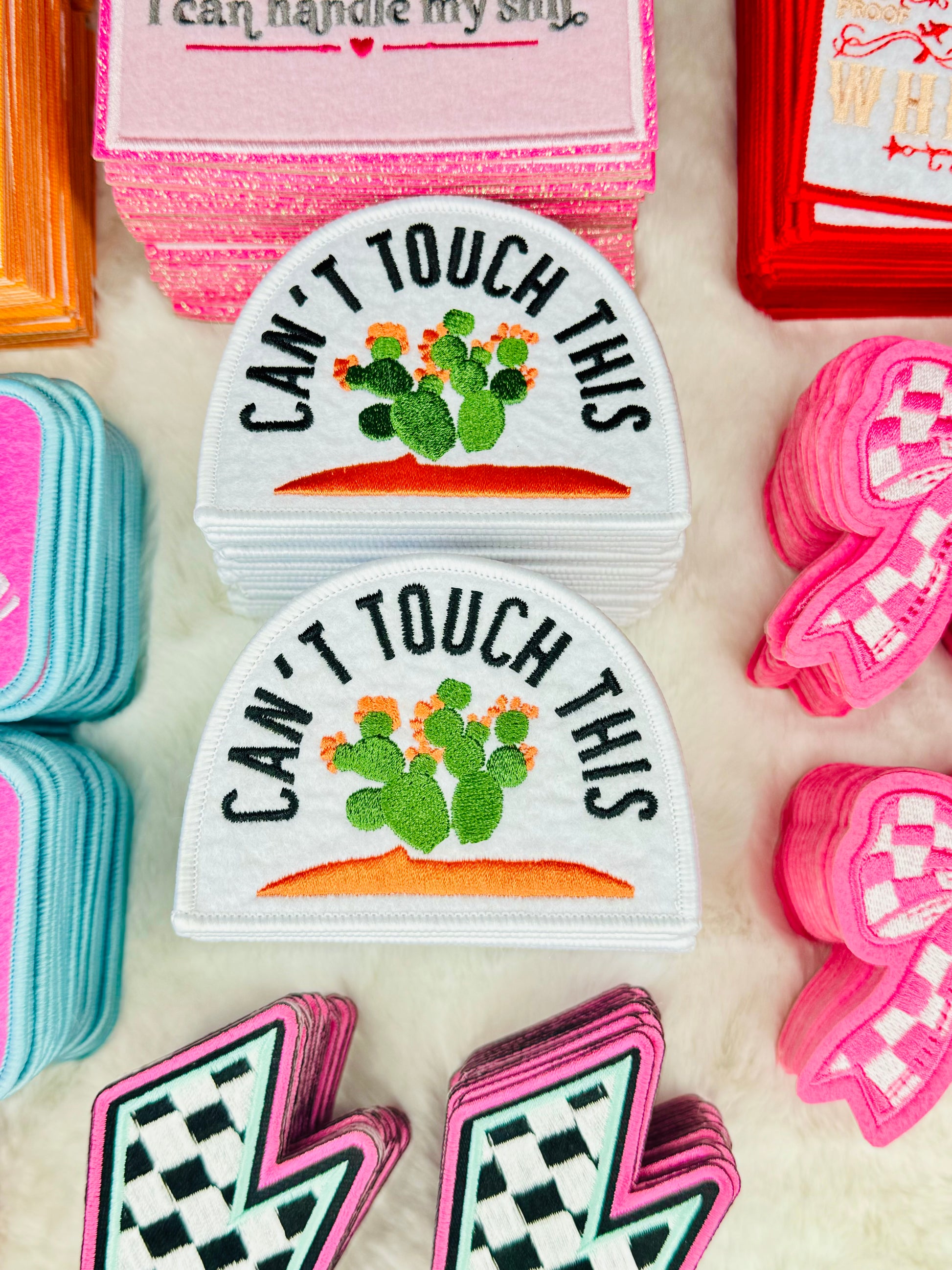 Can’t Touch This Embroidered Patch