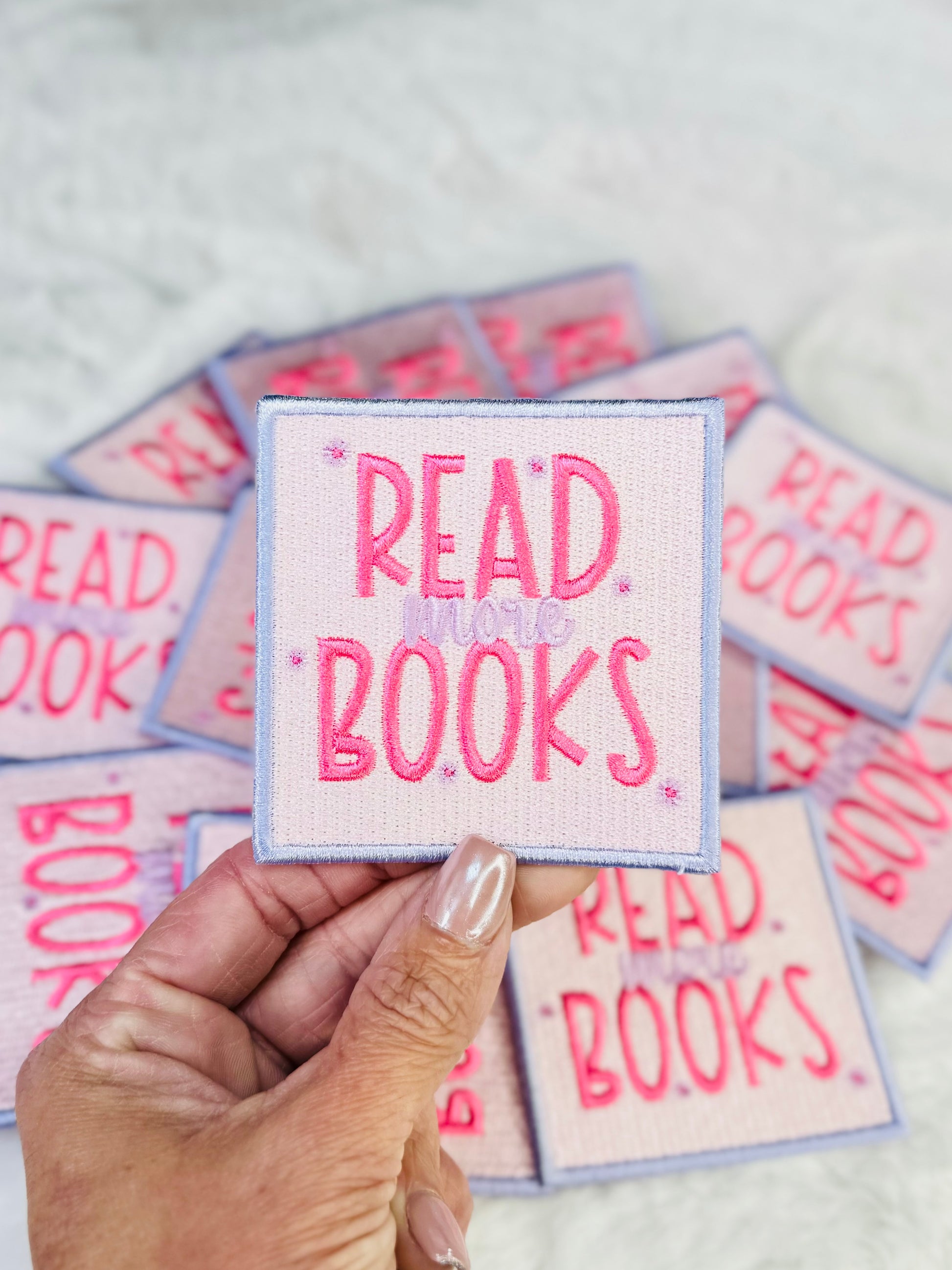 Read More Books Embroidered Patch