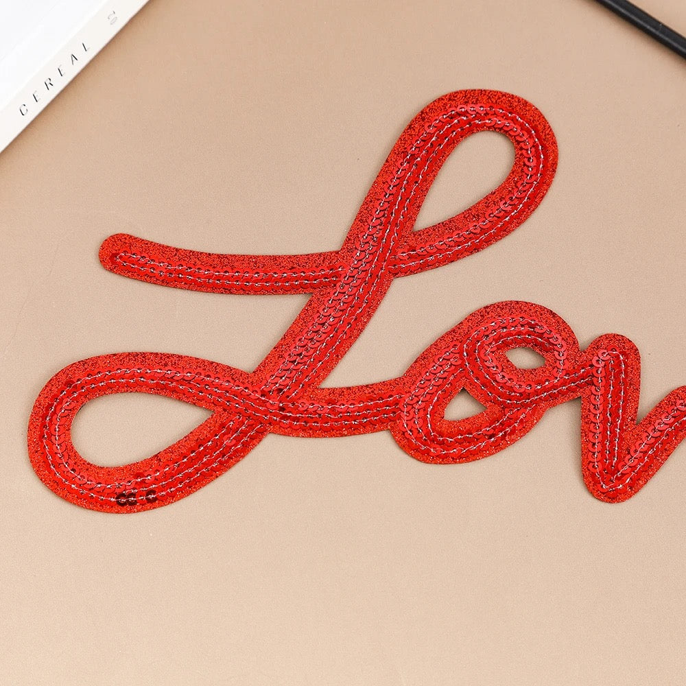 Lover Sequins Patch