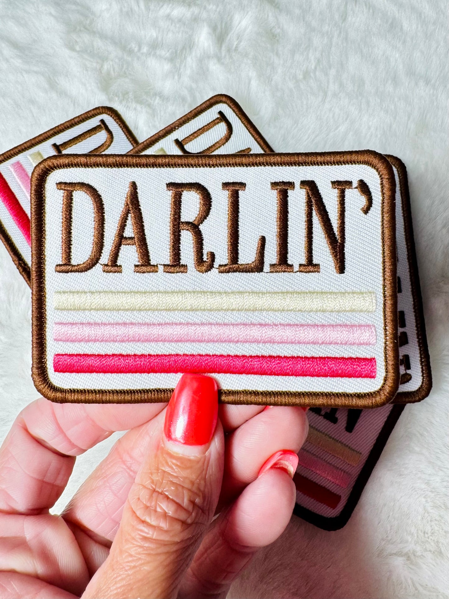 Darlin’ Embroidered Patch