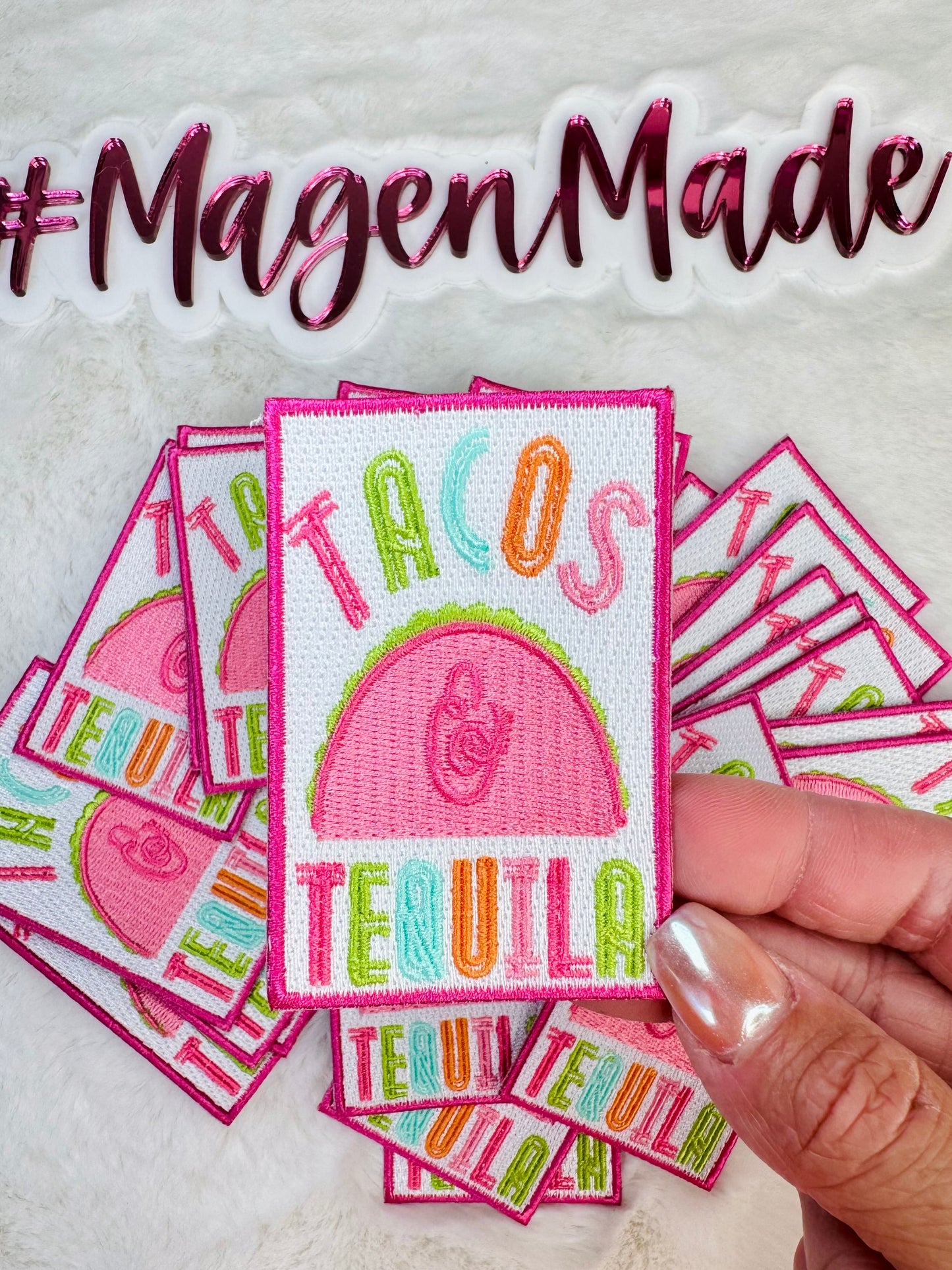 Tacos & Tequilia Embroidered Patch