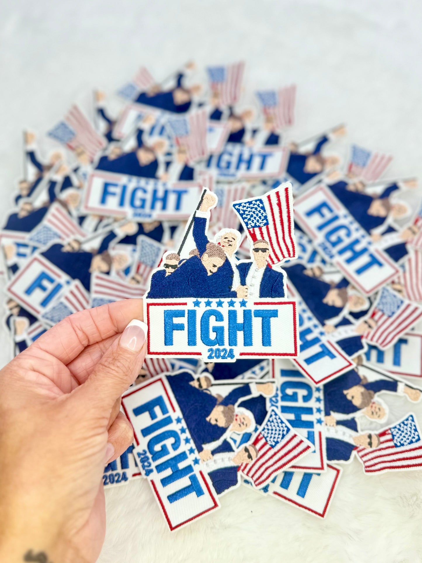 Fight 2024 Embroidered Patch