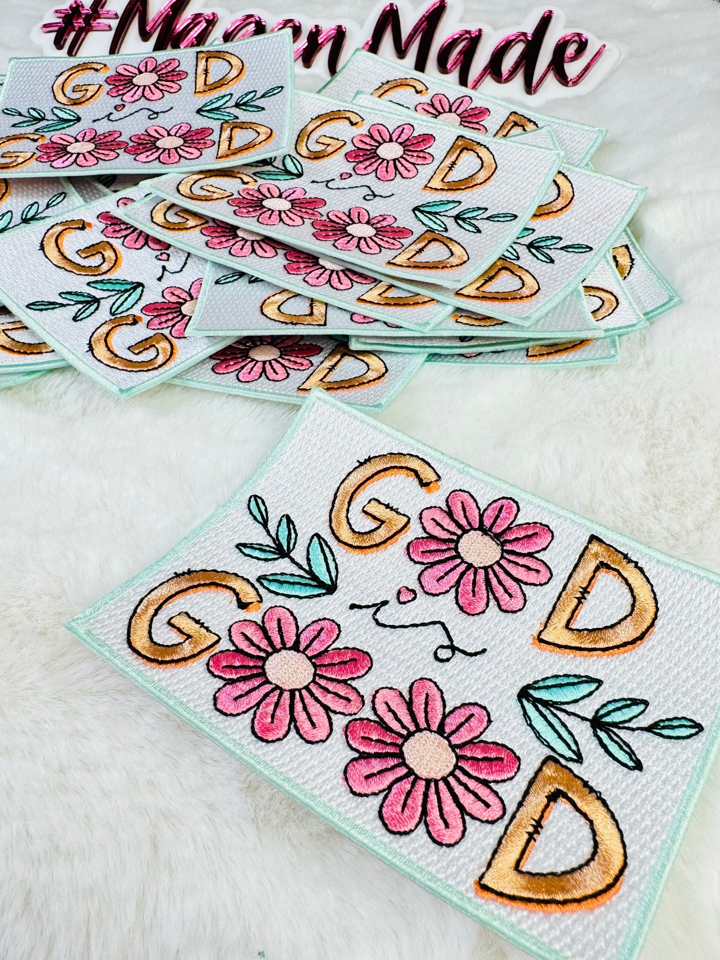 God Is Good Embroidered Patch