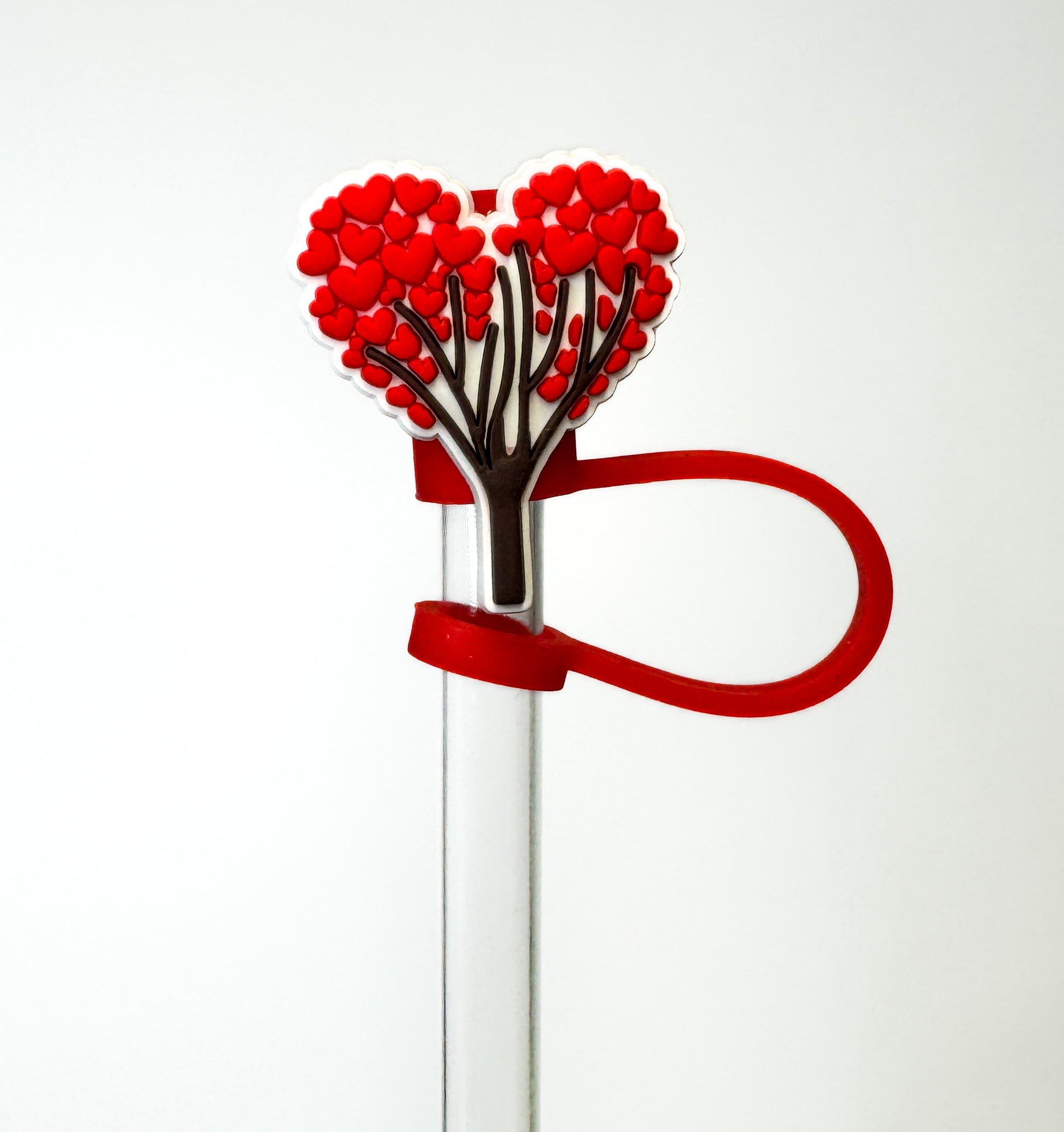 Love tree straw topper