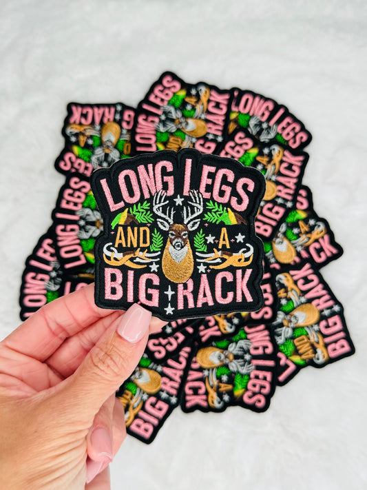 Long Legs Big Rack Embroidered Patch