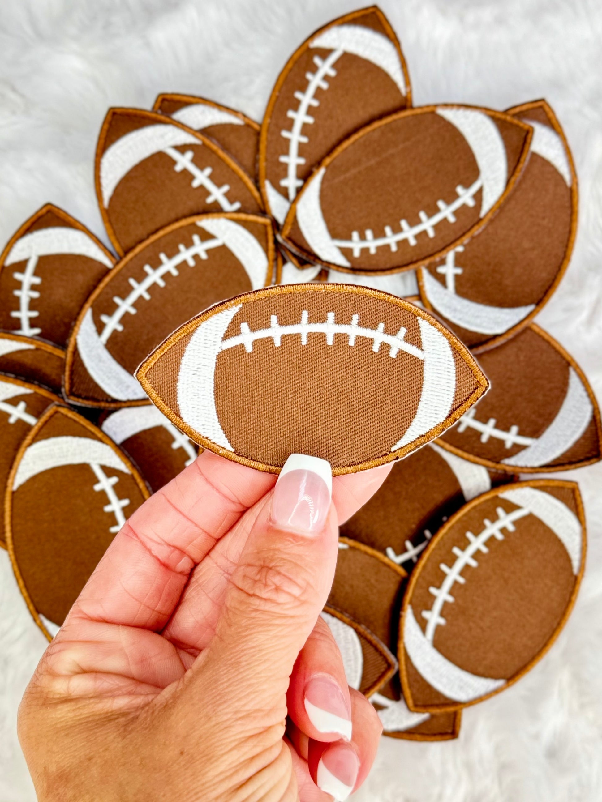 Football Embroidered Patch