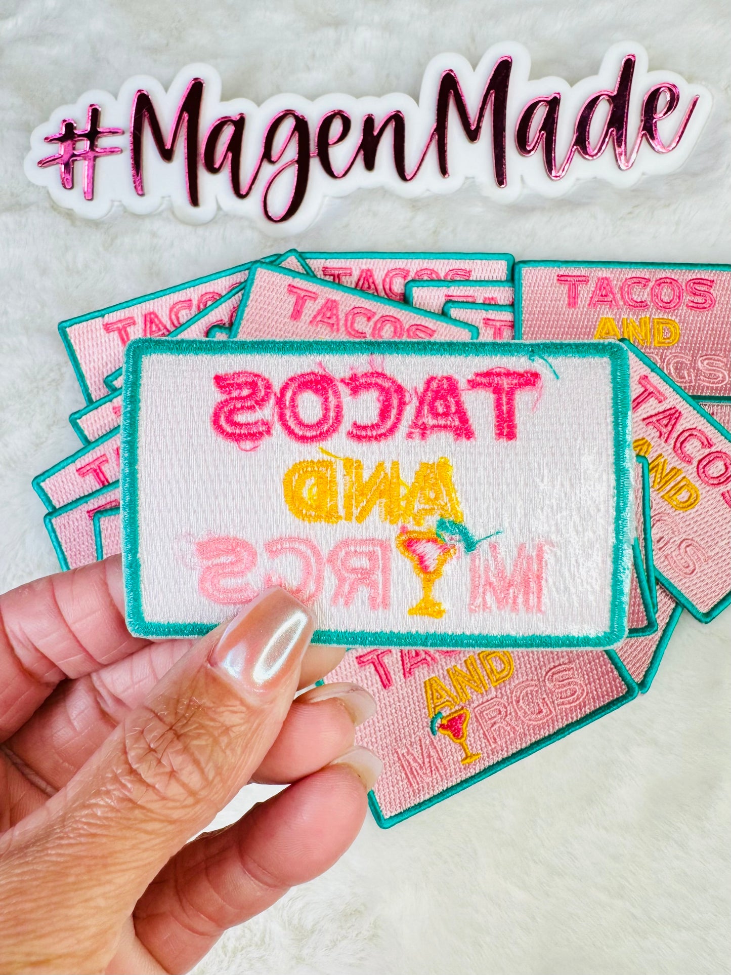Tacos & Margs Embroidered Patch