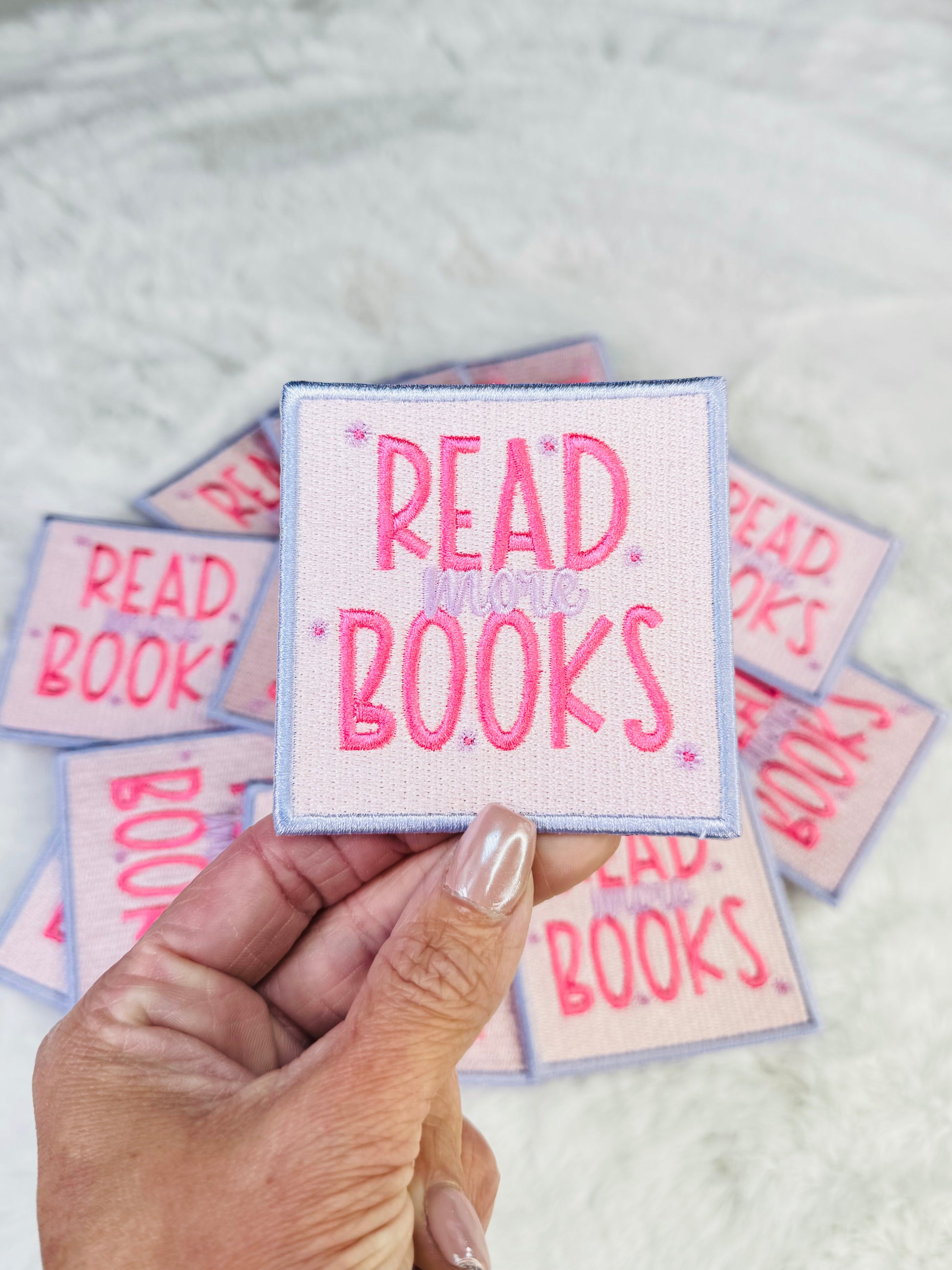 Read More Books Embroidered Patch