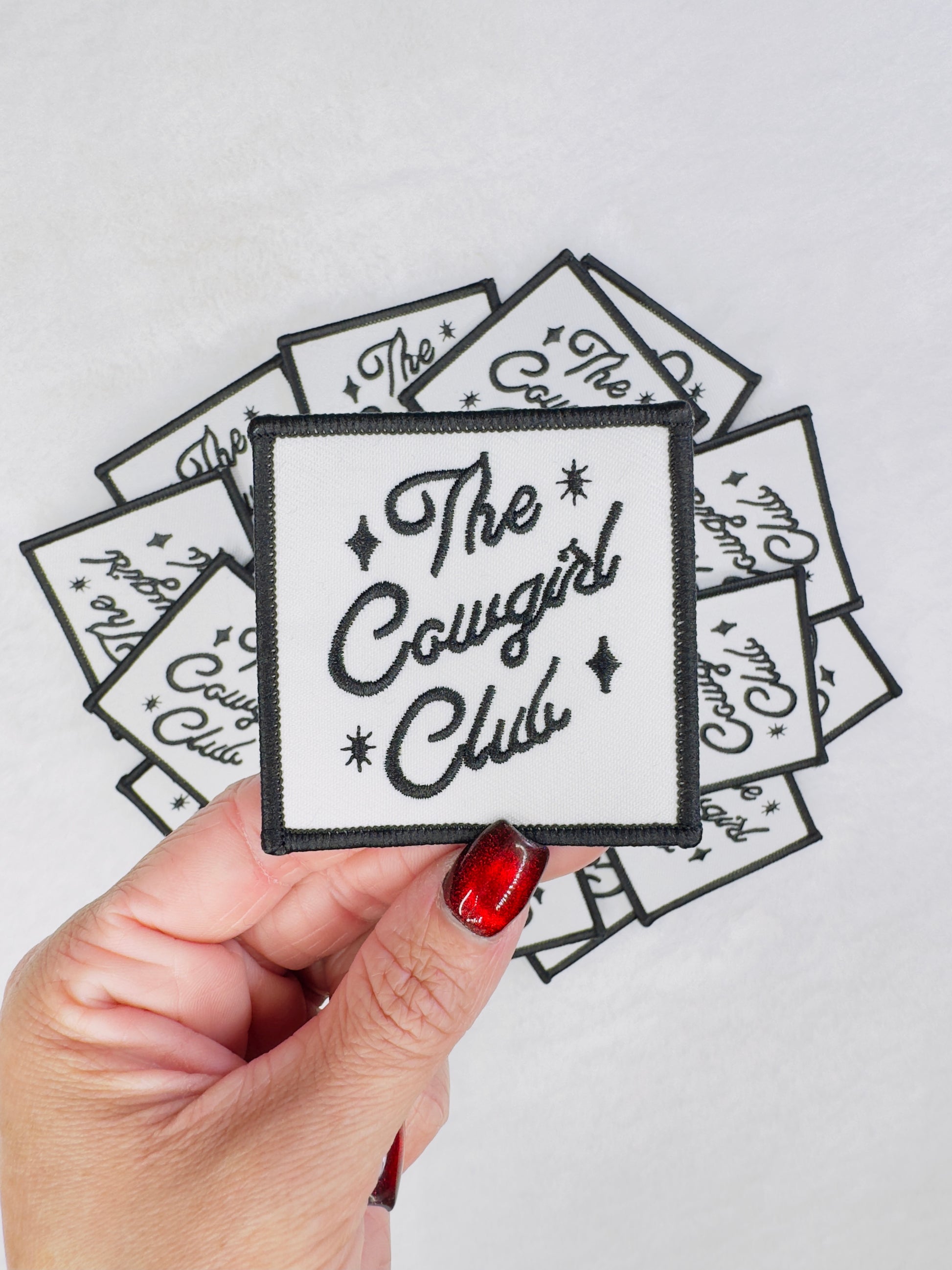 The Cowgirl Club Embroidered Patch