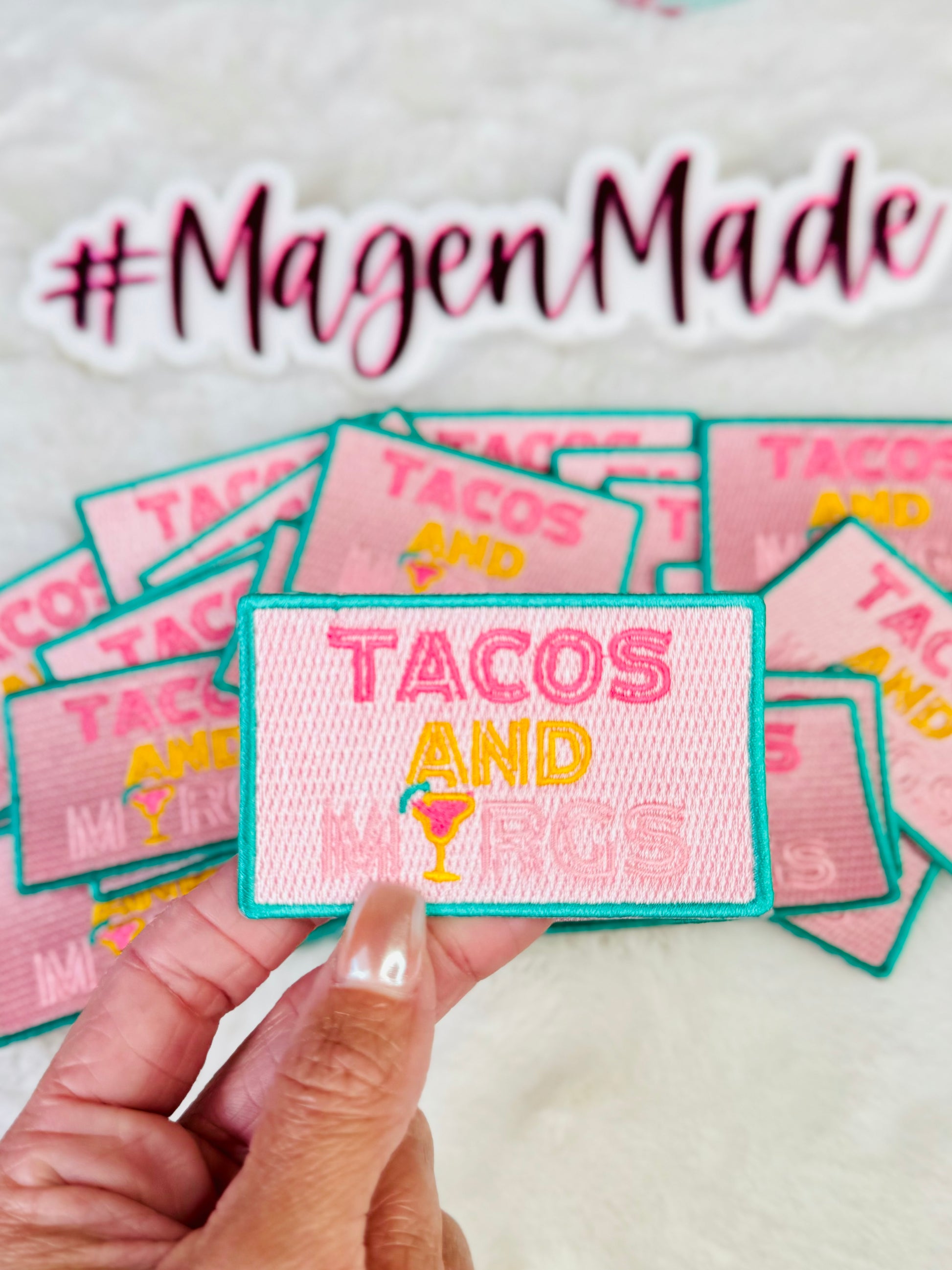 Tacos & Margs Embroidered Patch