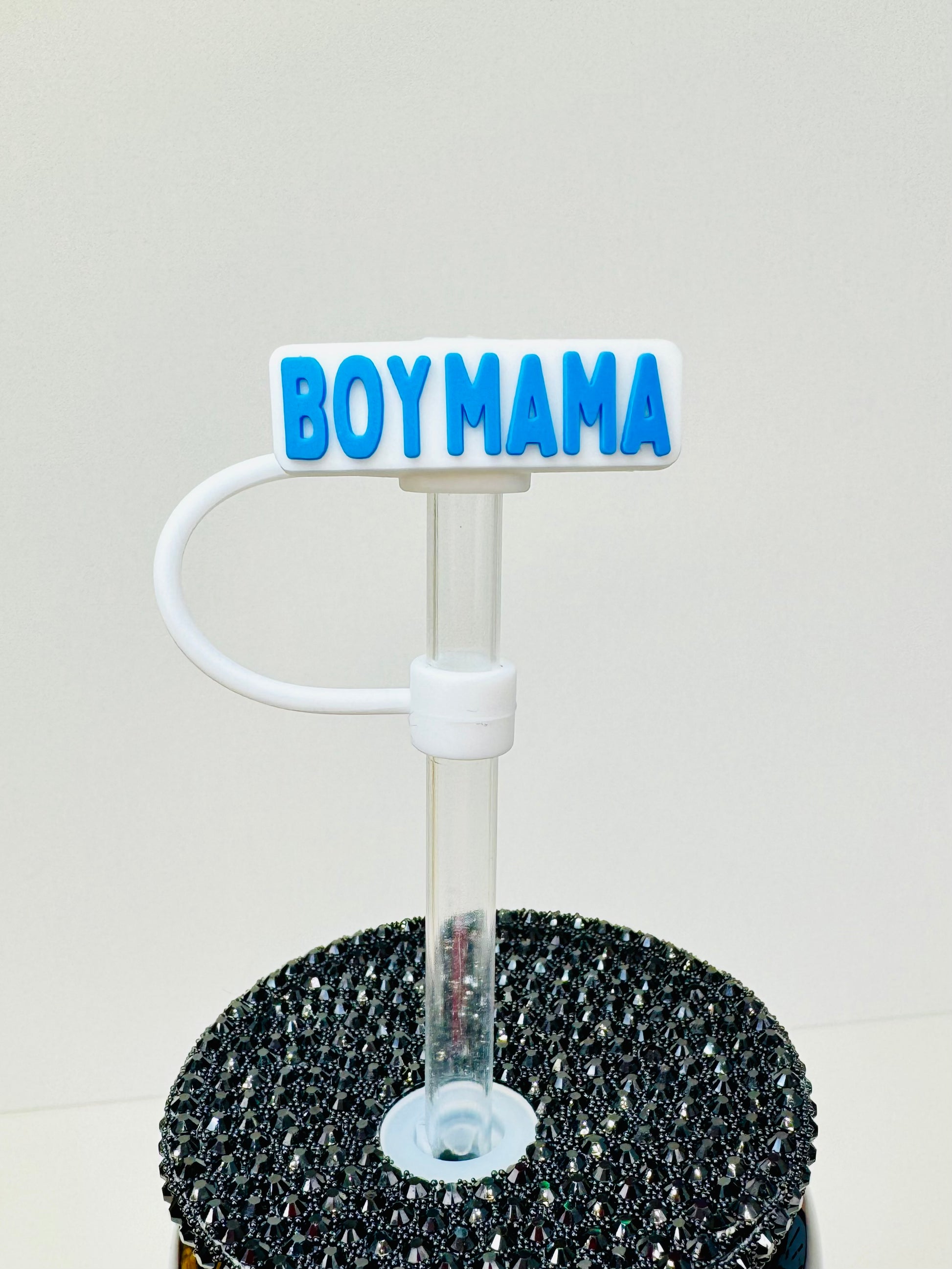 Boy Mama Straw Topper