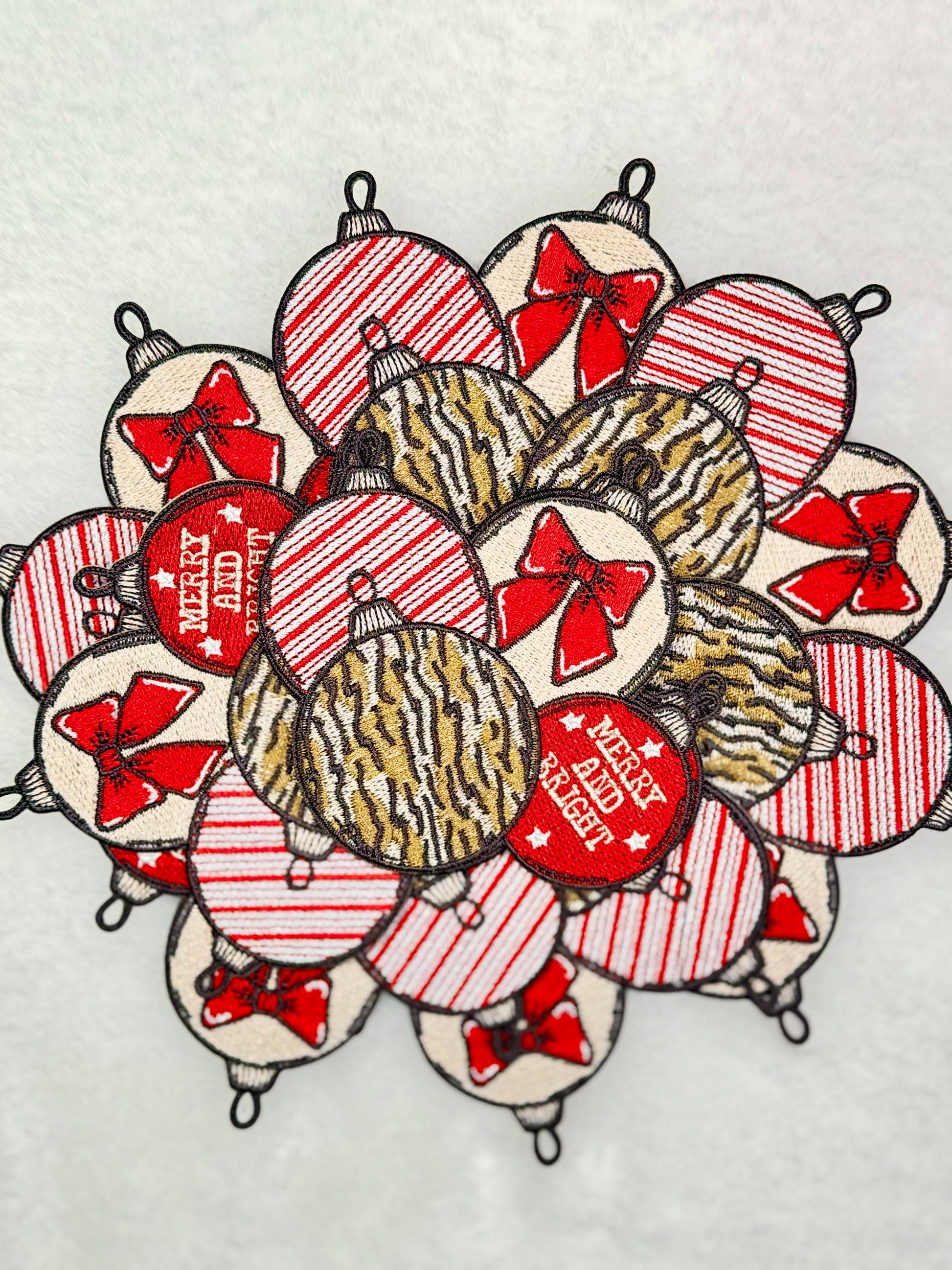 Camo Ornaments Embroidered Patch