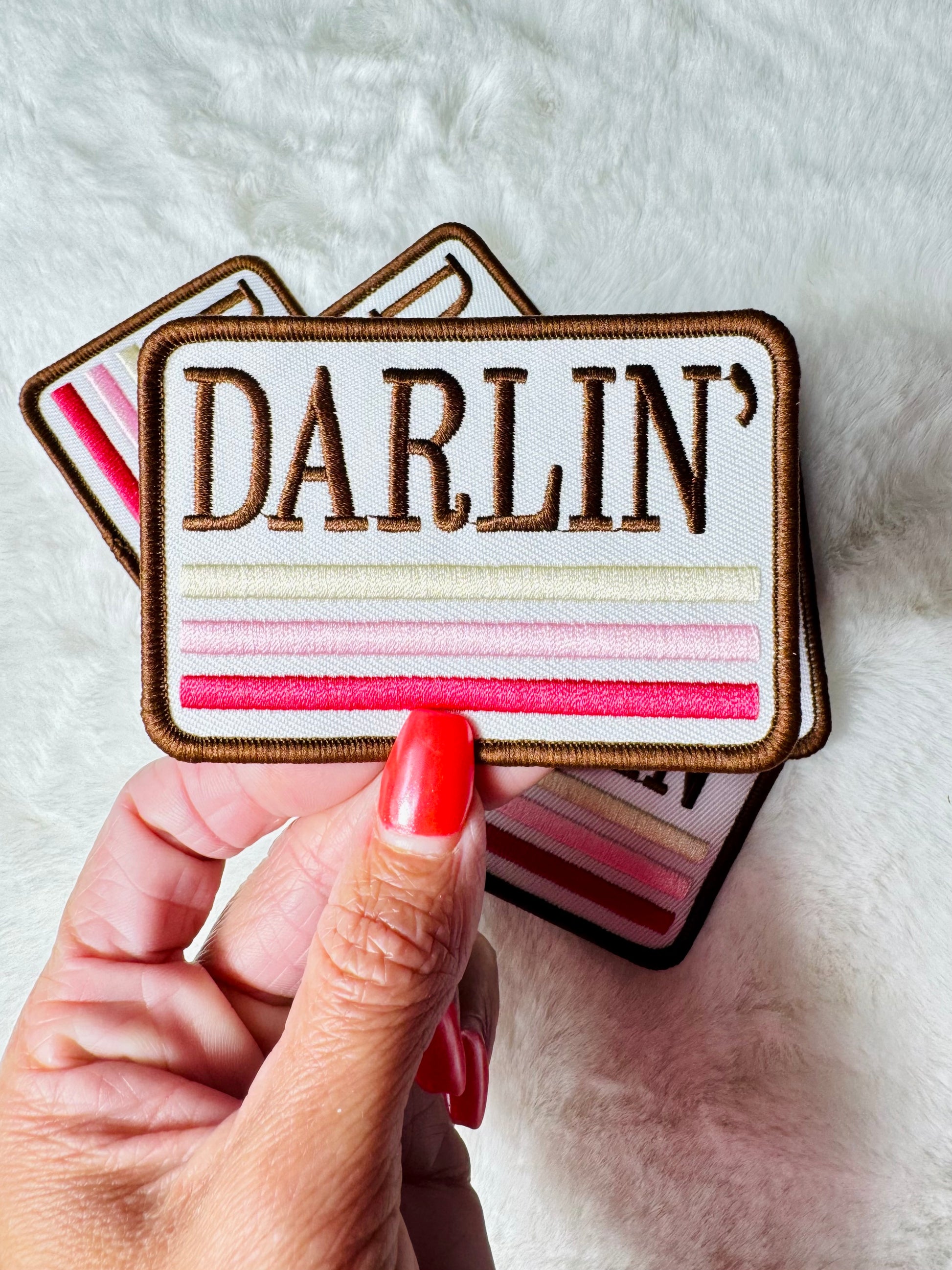 Darlin’ Embroidered Patch