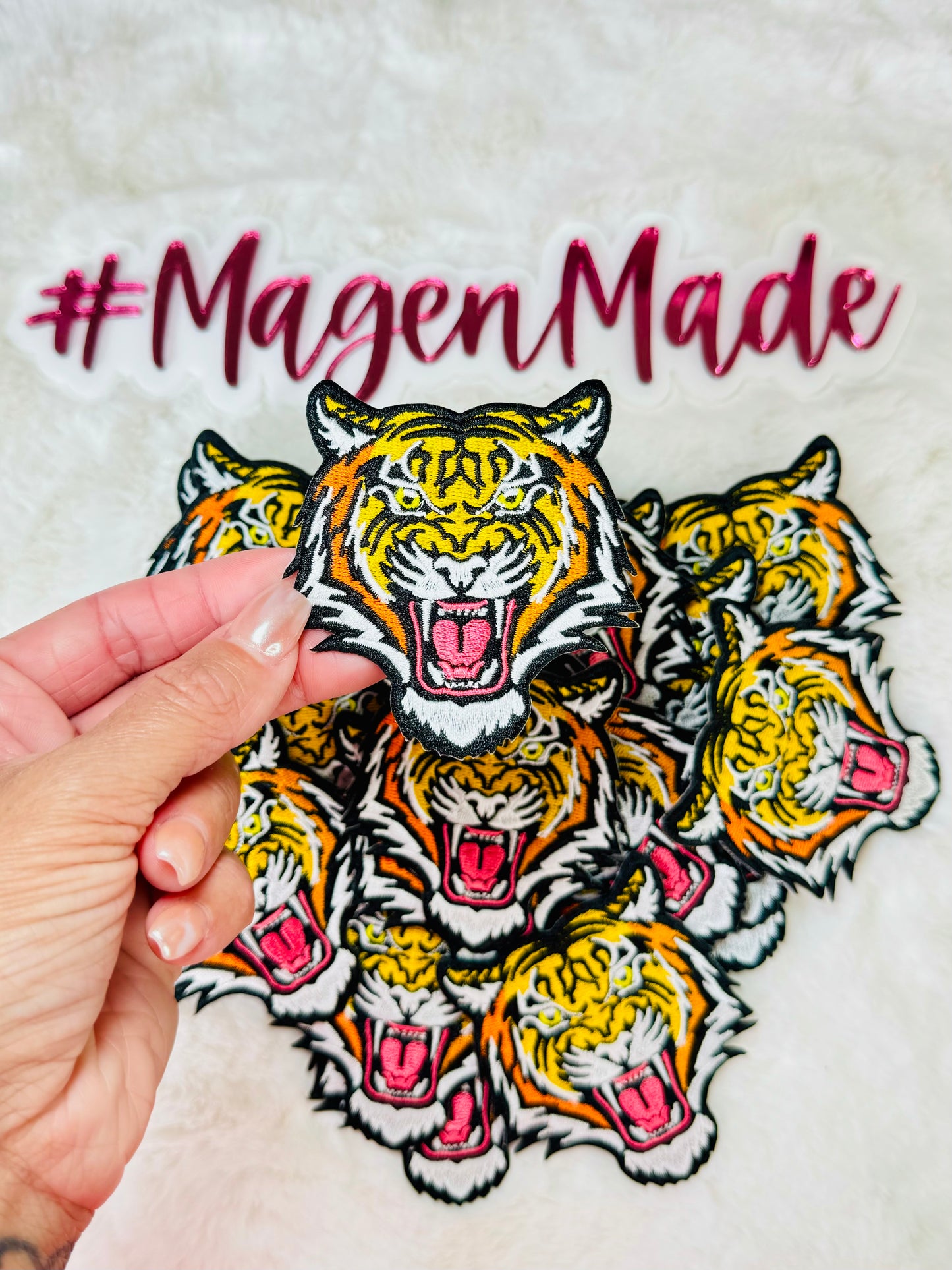 Tiger Embroidered Patch