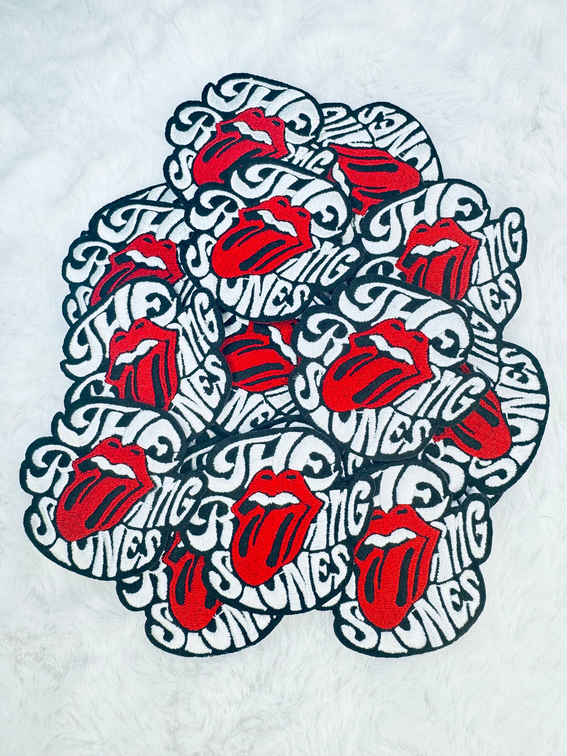 The Rolling Stones embroidered paych 