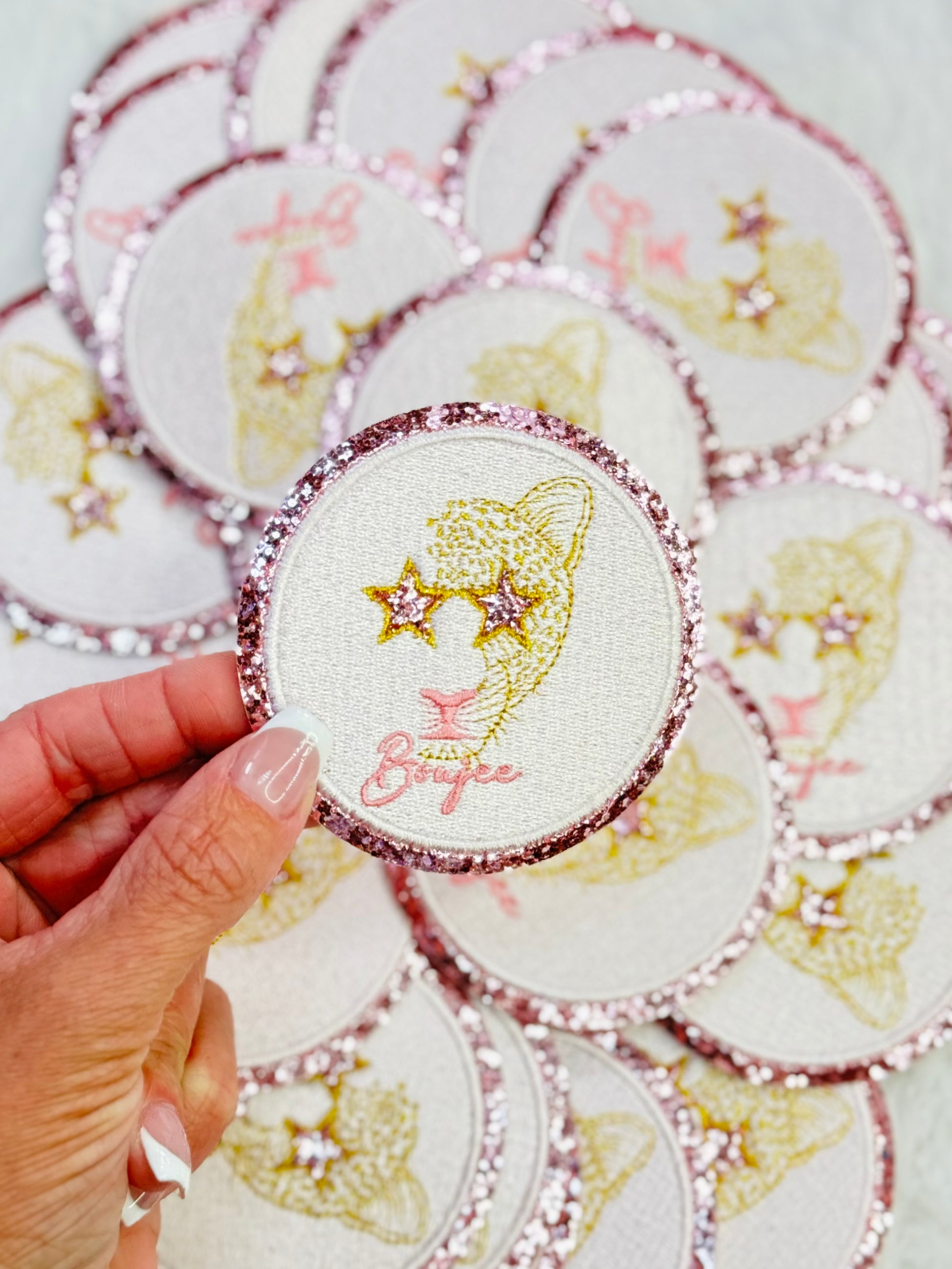 Boujee Leopard Embroidered Patch