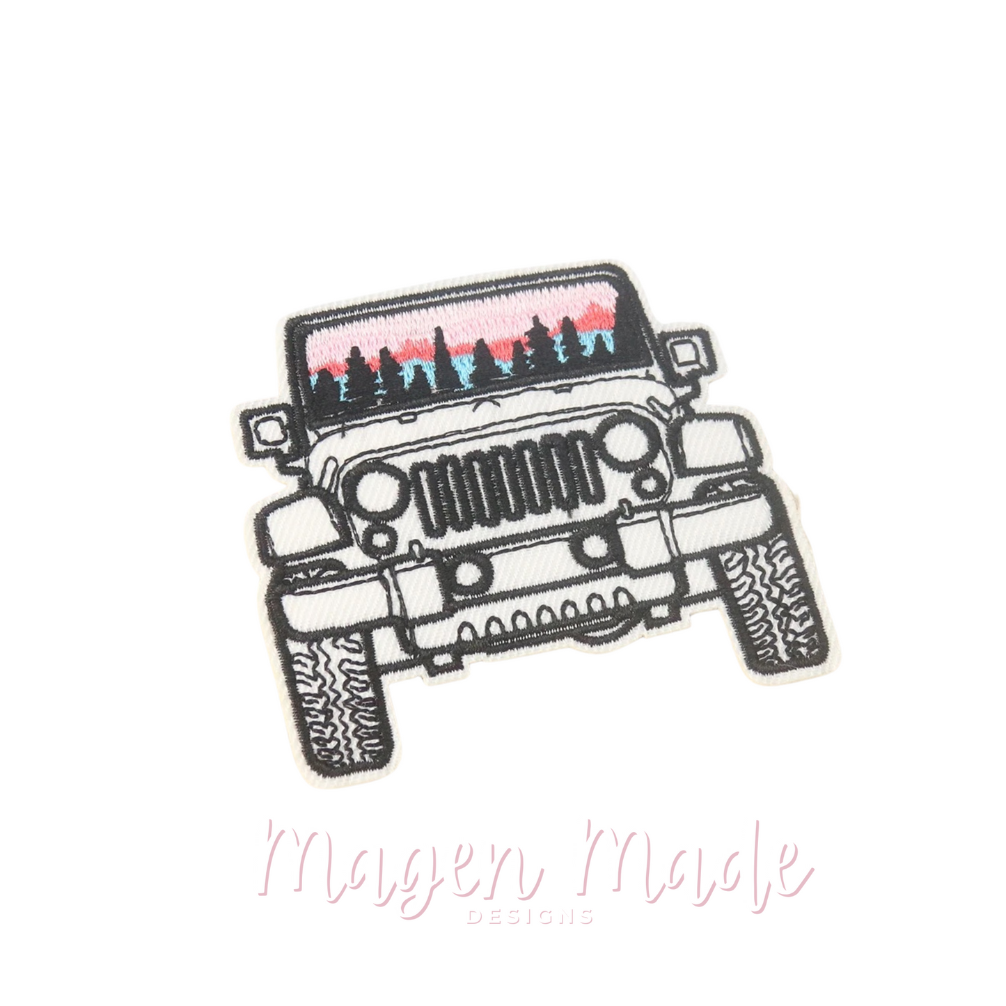 Off Roadin’ Jeep Embroidered Patch