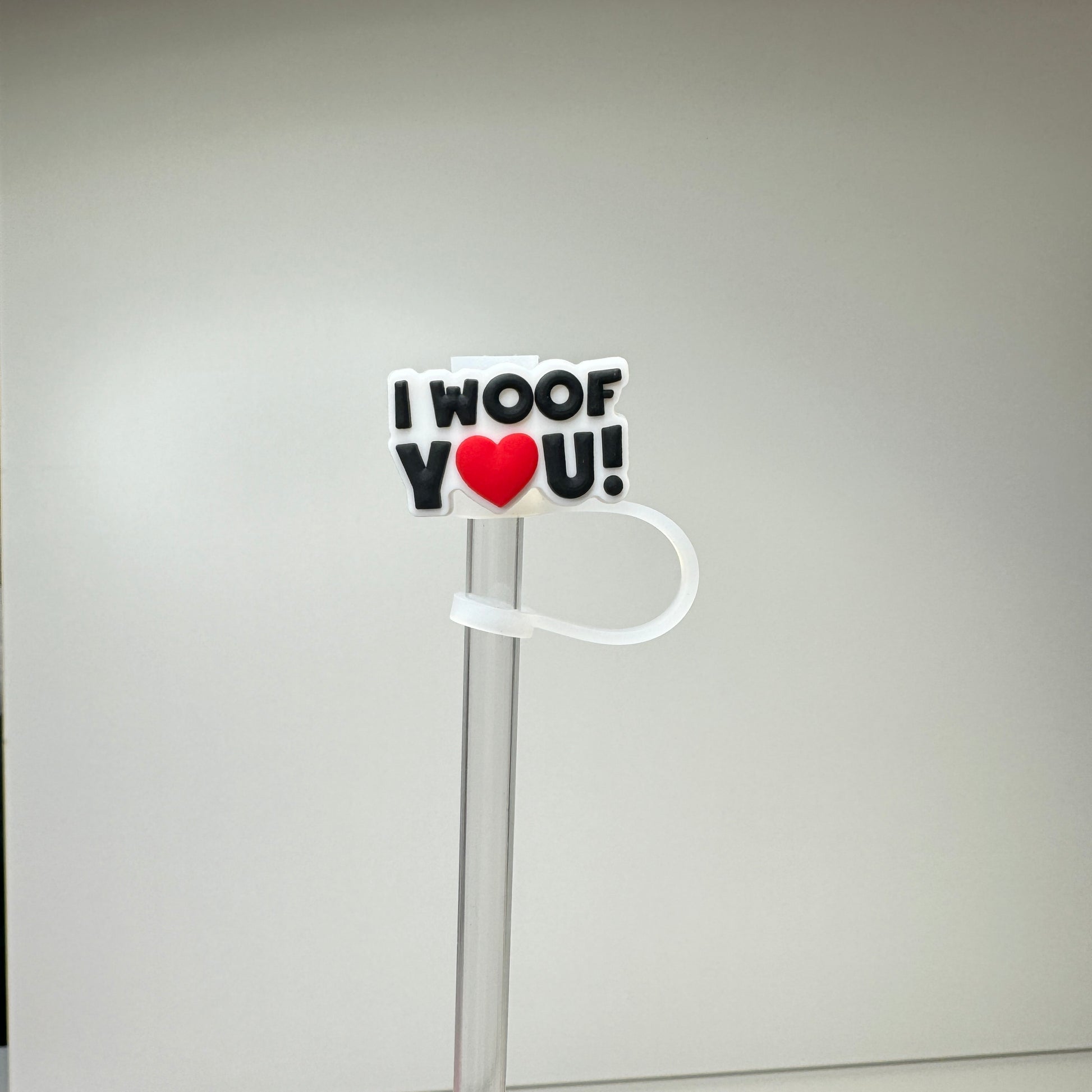 I woof you! straw toppe