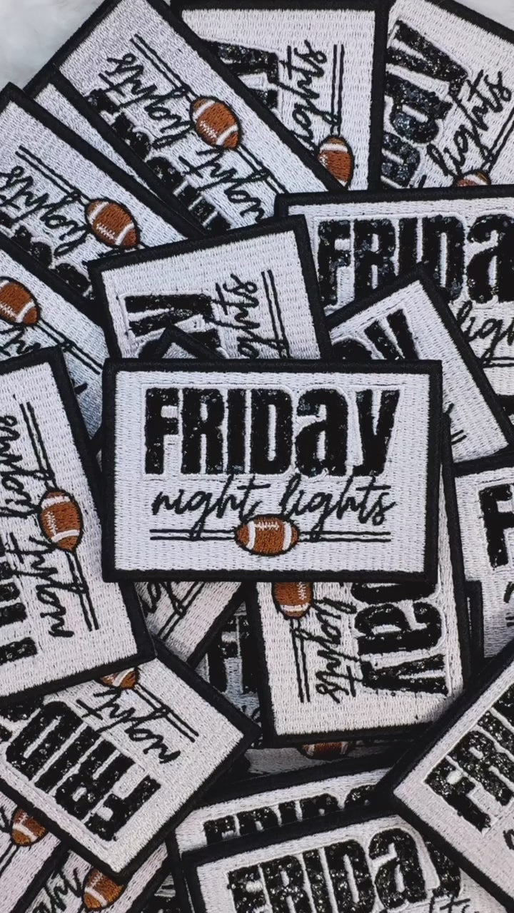 Video of the Friday Night Lights Embroidered Patch